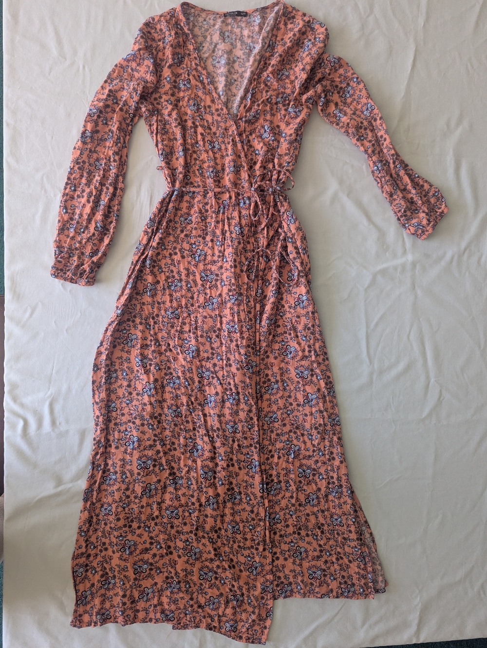 Cotton On Floral Maxi Wrap Dress